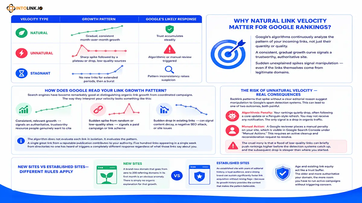 Natural Link Velocity Matter